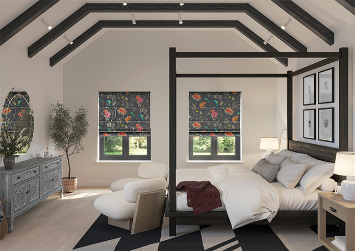 Borneo, Obsidian - Twist&Fit Roman Blind - Image 8